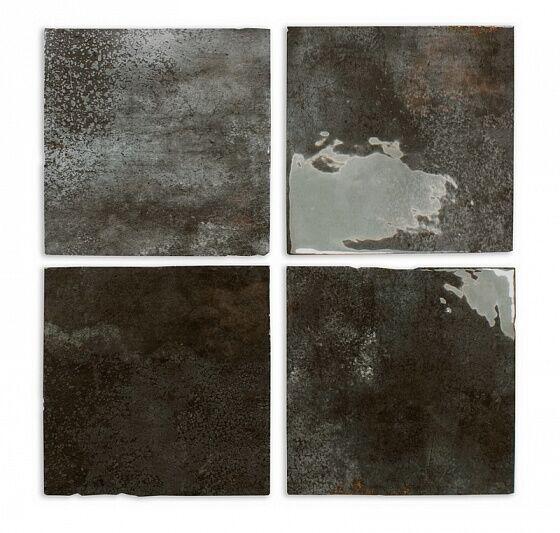 123076 Enamel Square Charcoal