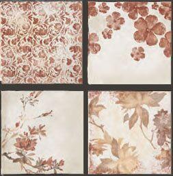 Cotto Vogue Formella Jardin S/4 Cotto
