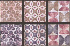 Cotto Vogue Formella Texture S/6 Viola