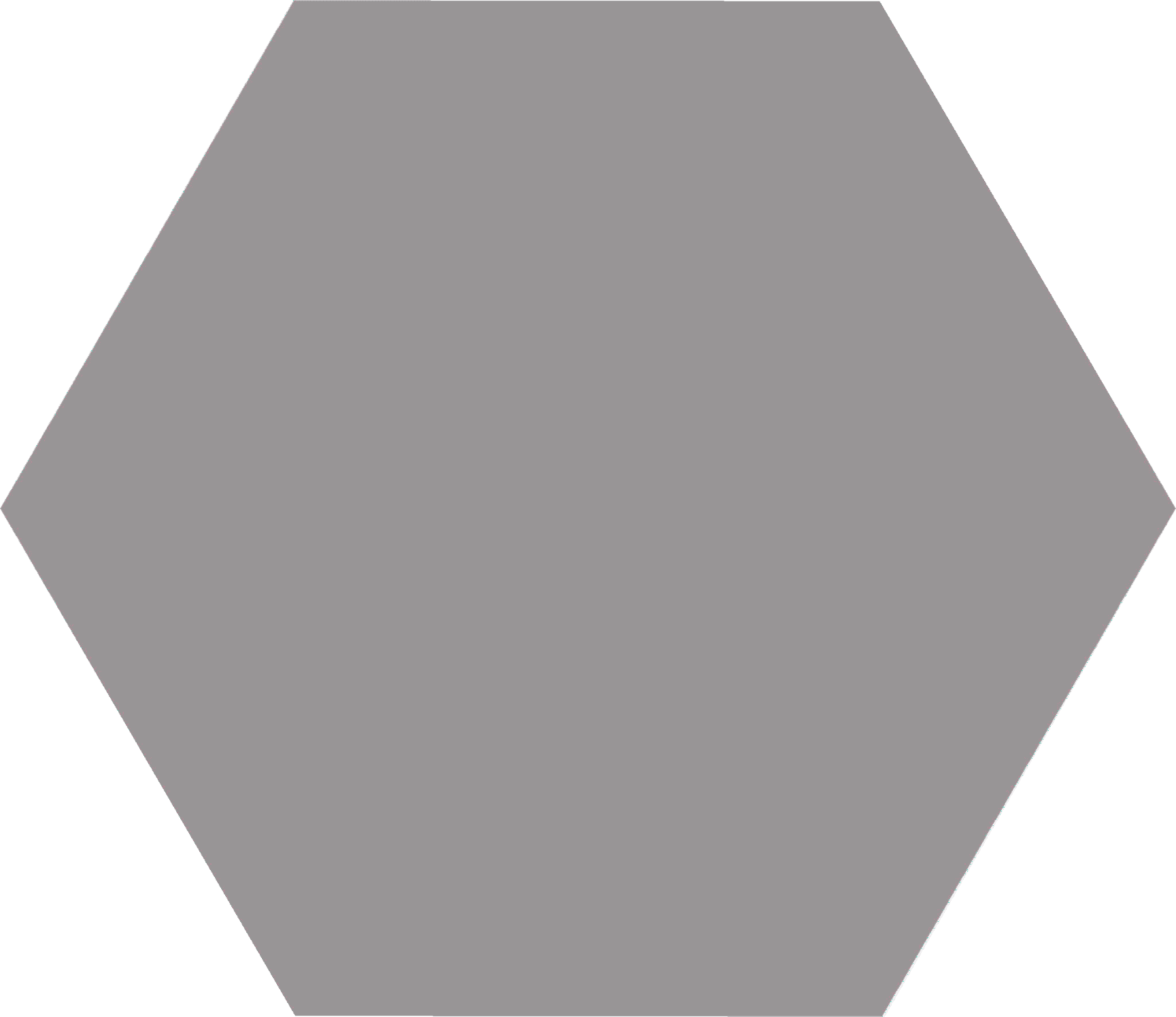 Basic Hexagon Grey