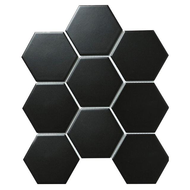 Hexagon big Black Matt (FQ83000/SBH4810)