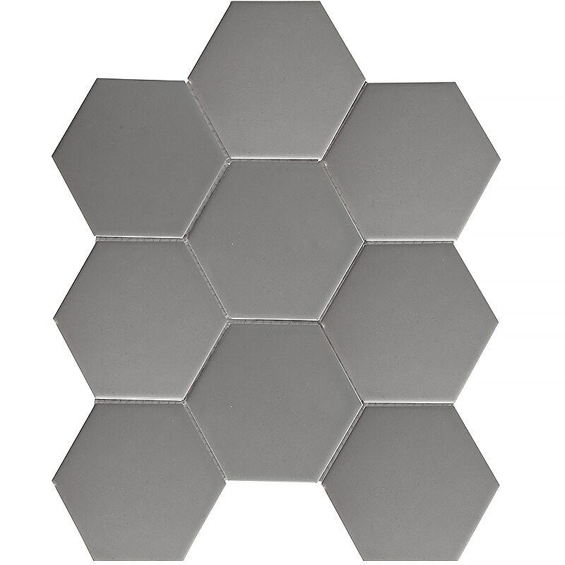 Hexagon big Grey Matt (FQ21016)