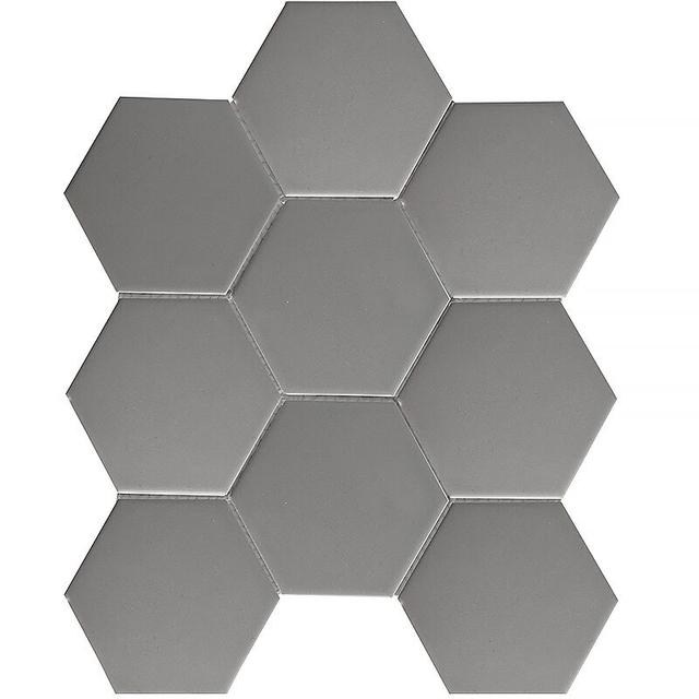 Hexagon big Grey Matt (FQ21016)