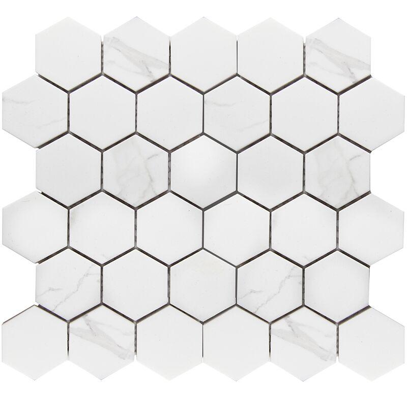 Hexagon small Carrara Matt (PMMT83017)