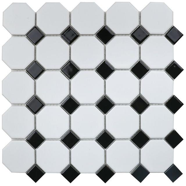 Octagon small White/Black Matt (NXWN51488/IDLA2575)