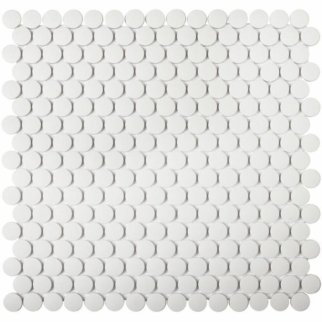 Penny Round White Antislip (JNK81011)