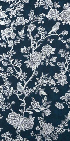 Floral Blue Ret