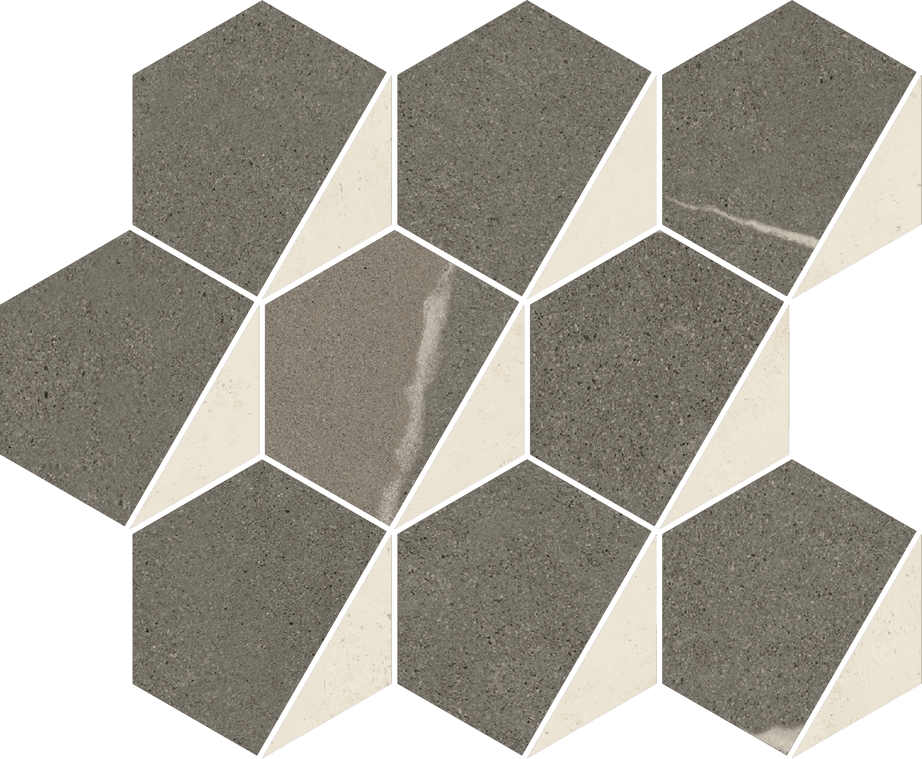 620110000160 Mosaico Hexagon Warm
