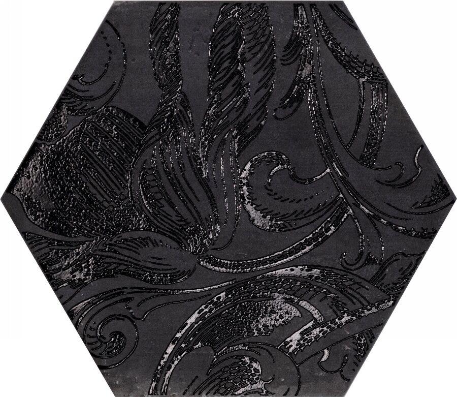 Fuoritono Esagona Fuoridamasco Nero S/6