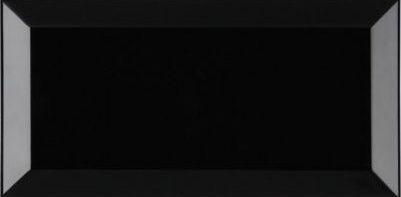 Biselado Negro Brillo 10x20