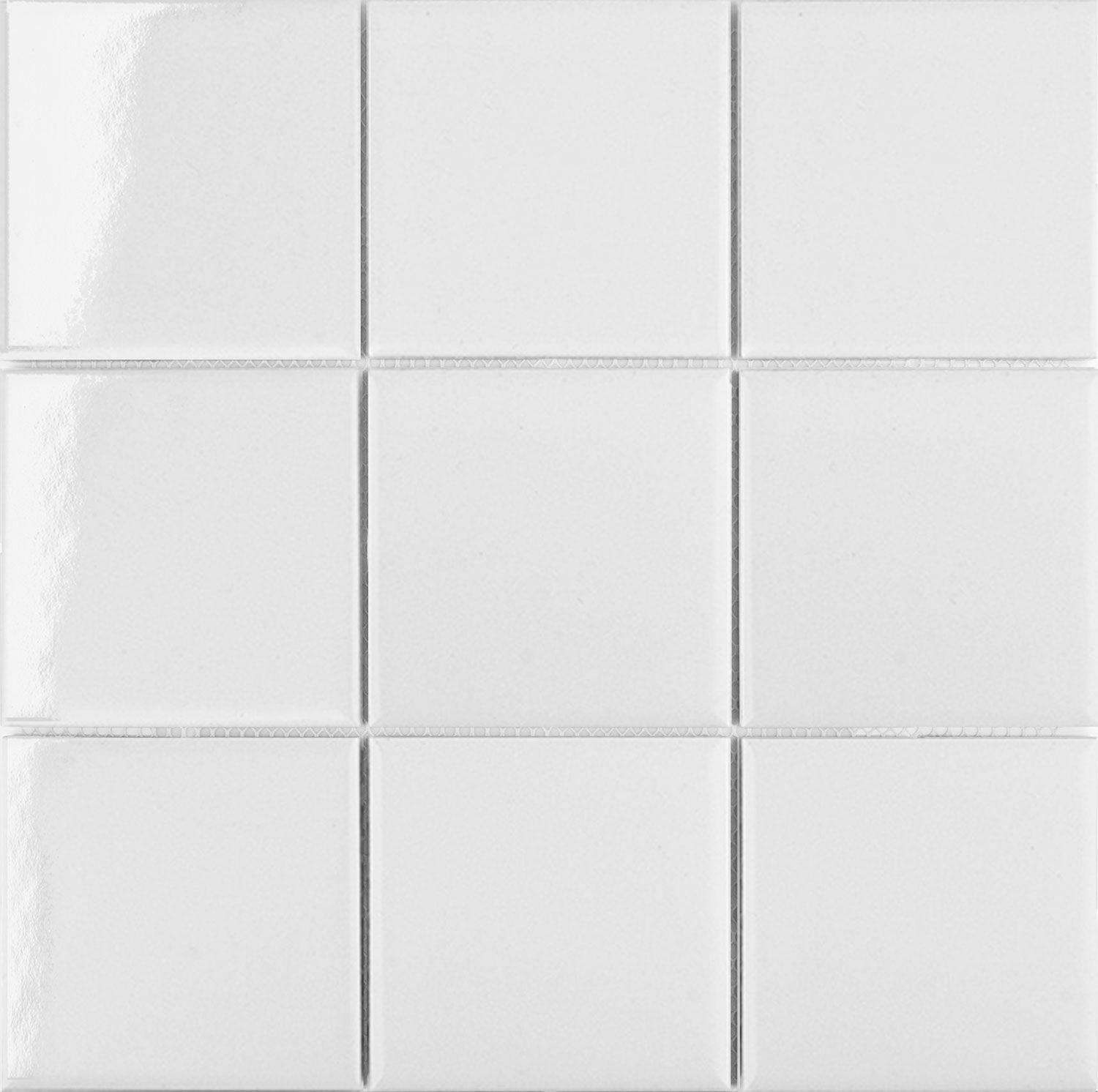 10х10 см White Glossy 97х97