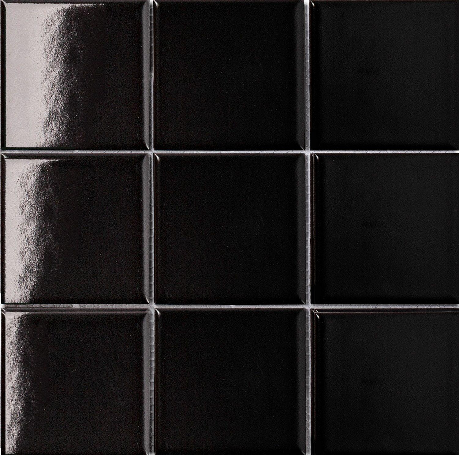 10х10 см Black Glossy 97х97