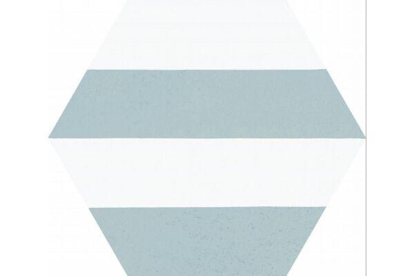 Hex. Porto Capri Aqua 22x25