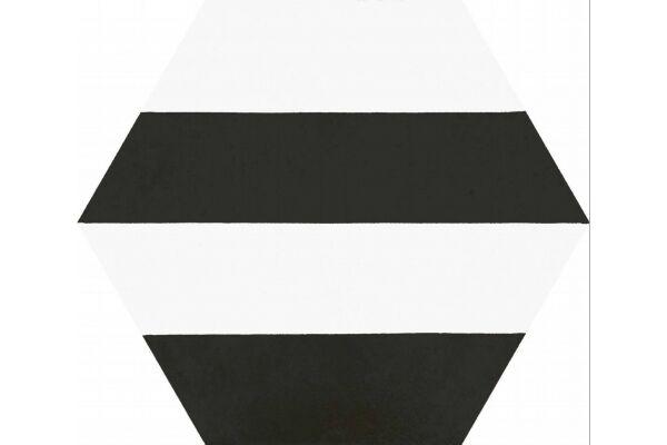 Hex. Porto Capri Black 22x25