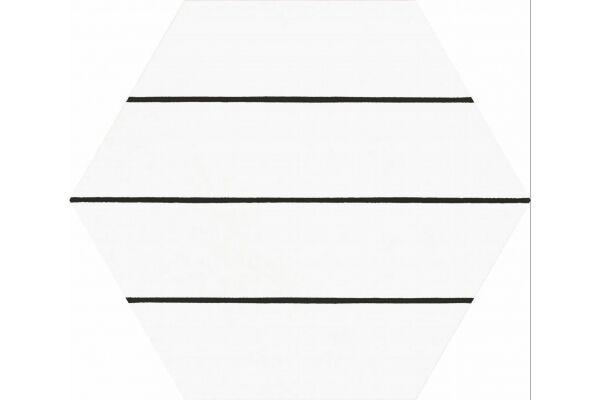 Hex. Porto Savona Black 22x25