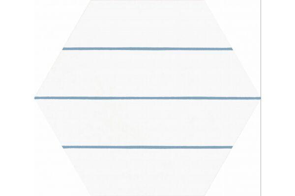 Hex. Porto Savona Blue 22x25