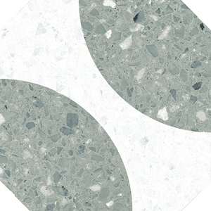 Niza Octógono Valeta Verde 20x20