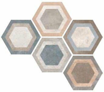 Rift Hexágono Bushmills Multicolor 23,3x26,8