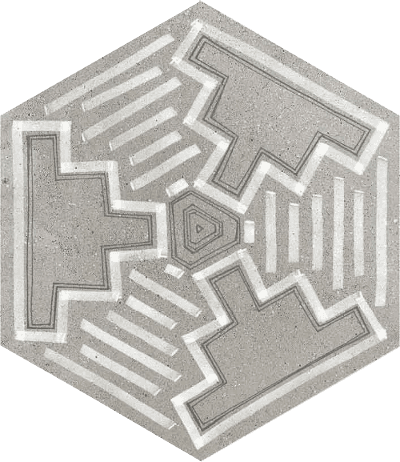 Hexágono Igneus Cemento 23,3x26,8