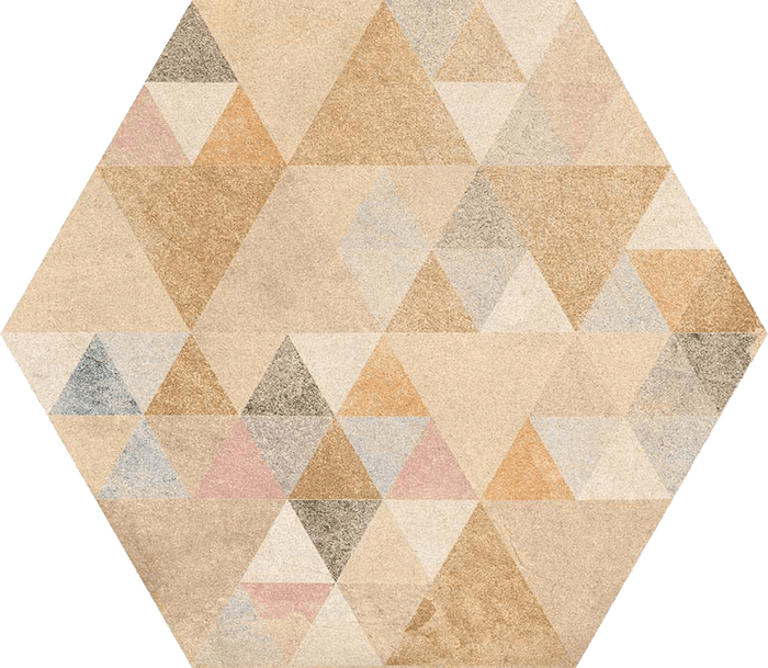 Hexagono Benenden Multicolor 23.3x26.8