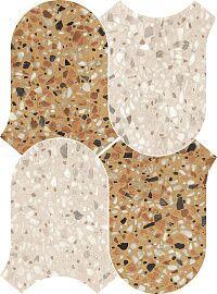 Mosaic Onda Senape/Greige